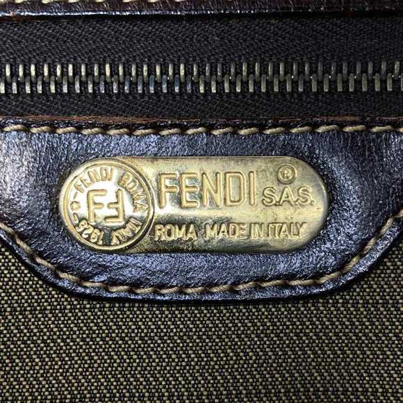 Fendi Zucca Pattern 2-Way Shoulder Bag Brown - Picture 10 of 10